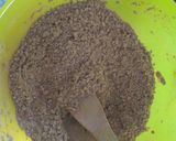 A picture of step 2 of Eggless chocolate cake.