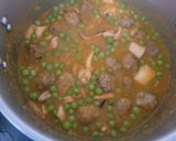 Foto del paso 6 de la receta: Albóndigas guisadas con calamares y verduras de Marisa Marcos Ortega