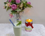 A picture of step 3 of Cumin mint lassi.