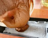 A picture of step 4 of Barely Chocolate Tea Time Cake.