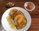 Foto langkah ke 8 dari resep Banana Oatmeal Pancake #masakdirumah.