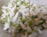 A picture of step 2 of White pumpkin Badi.