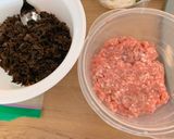 A picture of step 1 of Bánh Cuốn Made with Rice Paper (for Vietnamese Expats).
