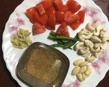 A picture of step 1 of Navratan Korma.