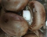 Foto del paso 2 de la receta Berenjenas rellenas de champiñón portobello y jamón