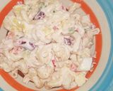 A picture of step 5 of Potatoes and macaroni salad.