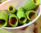 Foto del paso 1 de la receta: Calabacines árabes rellenos