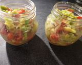Foto del paso 7 de la receta: Linguine de zucchini con salsa de palta y tomate