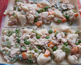 Foto del paso 7 de la receta: Lasaña fría de atún y verduras con mahonesa de huevos duros