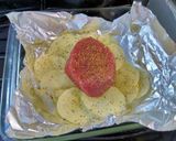 Foto del paso 4 de la receta: Atún con papas al horno