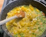 Une image de l'étape 13 de Gratin de spätzles à l’ananas, fromage et petits légumes.