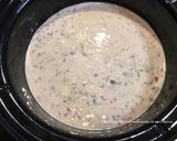 A picture of step 4 of Christmas Queso Dip.