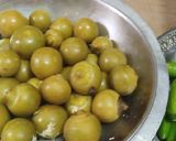 A picture of step 3 of Mango mix achar.