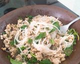 รูปขั้นตอนการทำที่ 5 ของ ขนมจีนลาบหมู