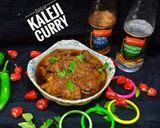 A picture of step 3 of Chicken kaleji curry.