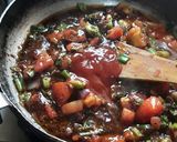 A picture of step 7 of Shezwan sauce spicy macaroni.
