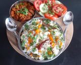 A picture of step 3 of Carrot pulao.