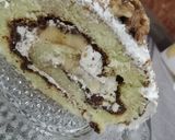 Une image de l'étape 7 de Gâteau roulé ❤️ Caramel et banane 🍌.