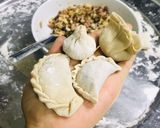 Hình bước làm 3 của món Há cảo Nhật Bản - Gyoza