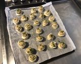 Une image de l'étape 7 de Feuilletés fromage,crème,champignons et persil.