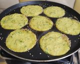 A picture of step 3 of Sorghum+ dudhi mini uttapam.