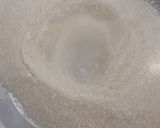 A picture of step 2 of Barnyard Milet (Bhagar) Mung bean papadi chat.