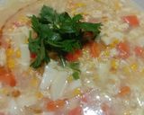Foto langkah ke 5 dari resep Egg Drop Corn Soup with Tofu.