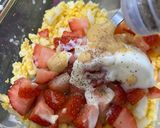 Gambar langkah 3 resipi Salad Telur.