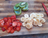 Foto del paso 3 de la receta: Banda de frutas y crema