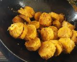 बेसन के गट्टे की सब्जी (besan ke gatte ki sabzi recipe in Hindi) रेसिपी चरण 4 फोटो
