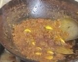 A picture of step 3 of Besan Meenja.