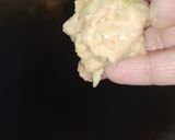 A picture of step 5 of Lauki ke pkode.