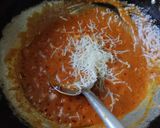 A picture of step 5 of Penne pasta with cheese.