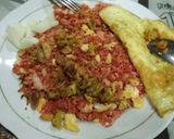Foto langkah ke 4 dari resep Nasi Goreng Merah.