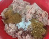 A picture of step 4 of Mutton mince chably kababs.