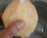 A picture of step 1 of Stir Fried Yam.