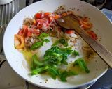 A picture of step 2 of Paneer Jalfrezi.