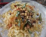 A picture of step 8 of Falahari aloo ka lacha.