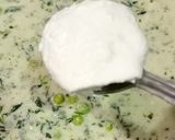 A picture of step 4 of Methi Matar Malai.