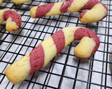 Foto del paso 10 de la receta: 🍬🎅🏻 Candy cane cookies 🍬 Galletitas de manteca navideñas bicolor 🎅🏻🍬