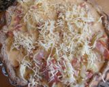 Foto del paso 4 de la receta Quiché de jamón ibérico y bacon con queso mozzarella