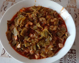 Foto del paso 3 de la receta: Judías verdes encebolladas con pechuga de pavo