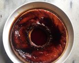 A picture of step 8 of Caramel Flan.