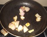 A picture of step 2 of Kadai Paneer.