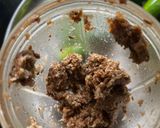 A picture of step 1 of Stuffed Tondali peanuts masala with jowar bhakri and spicy thecha, in dinner.