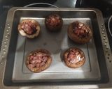 Foto del paso 6 de la receta Champiñones rellenos de jamón gratinados