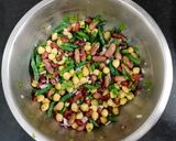 A picture of step 3 of Three Bean Salad.