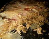 Foto del paso 6 de la receta: Tarta de pollo con jamón y queso