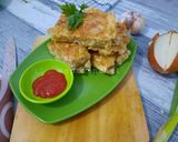 Foto langkah ke 7 dari resep Omelet Makaroni / Maklor / Makaroni Telor.