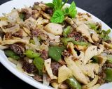 صورة لخطوة 8 من وصفة فطر مع لحمة ناعمة